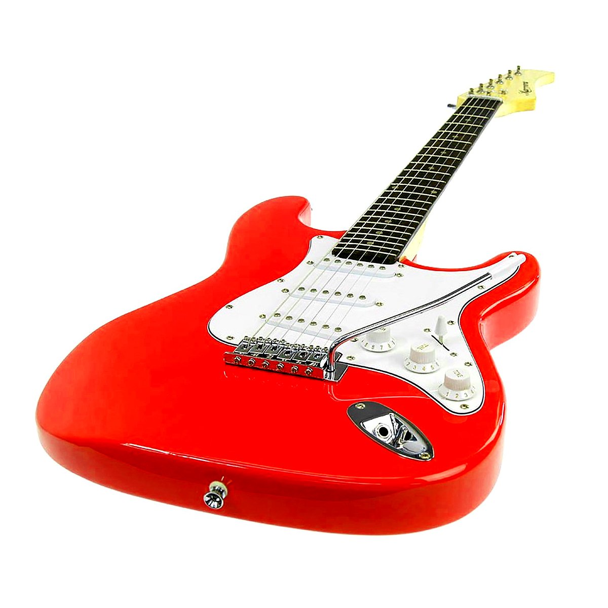 Karrera 39in Full Size Electric Guitar - Red
