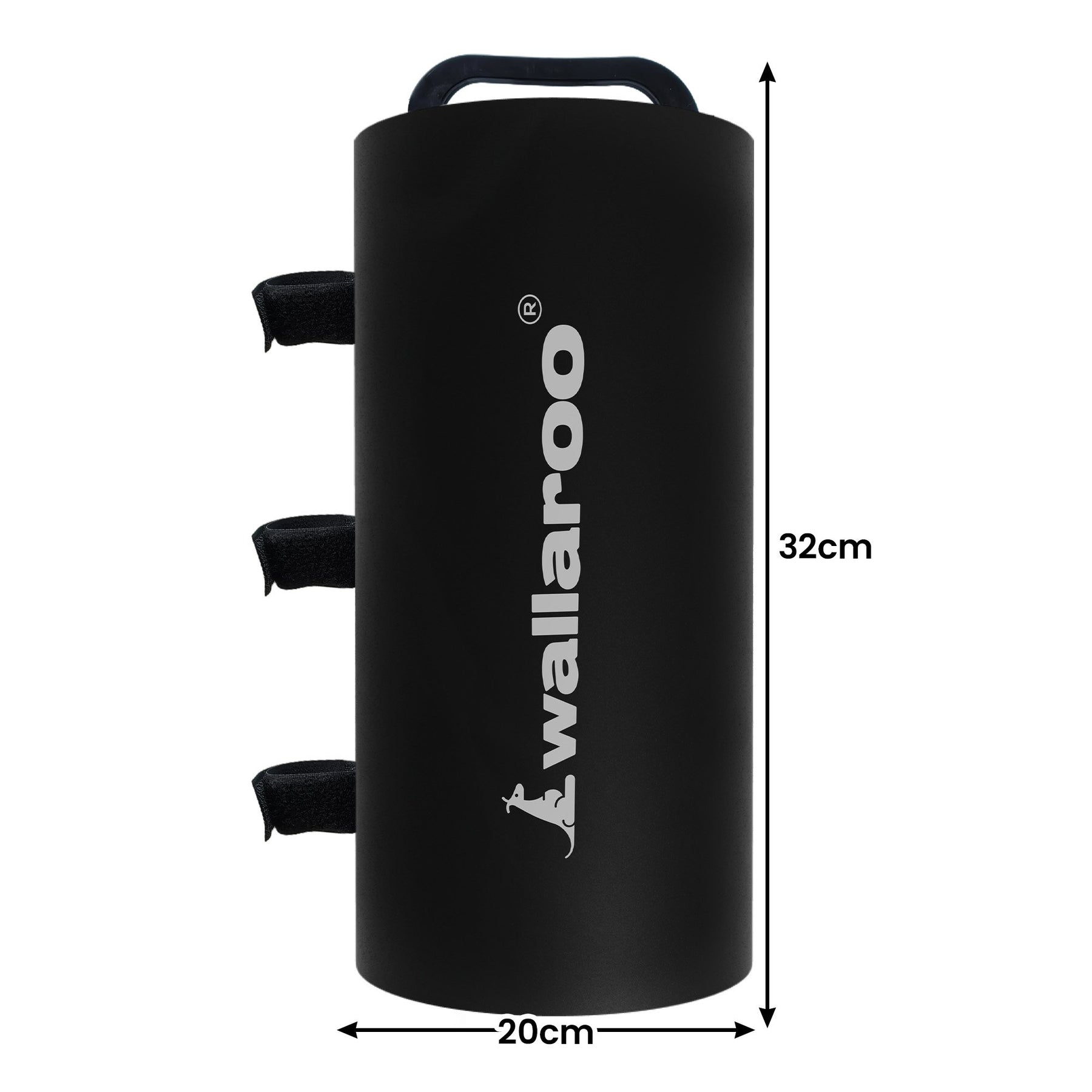 Wallaroo 4 Pack 10L Black Gazebo Water Weight Bags Eco Friendly Anchors