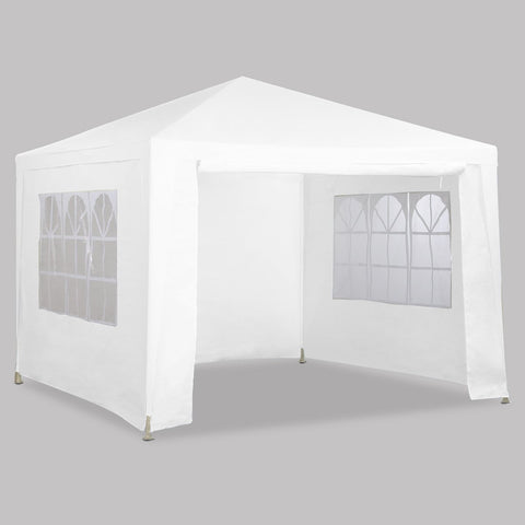 Wallaroo 3x3m Outdoor Party Wedding Gazebo Tent - White, Water & UV Resistant - SuperSaverAU - view 1