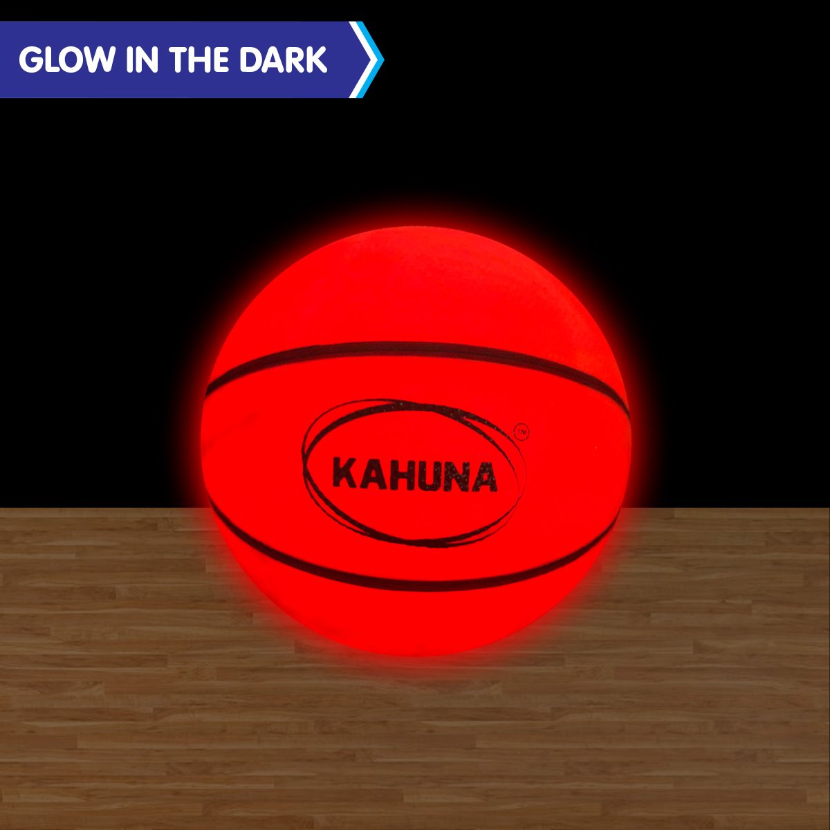 Kahuna Light-Up Glow Basketball - Size 3 Mini, LED, Glow in the Dark - SuperSaverAU - view 8