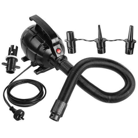 Kahuna 500W Electric Air Pump with Hose & 3 Nozzles for Inflatables