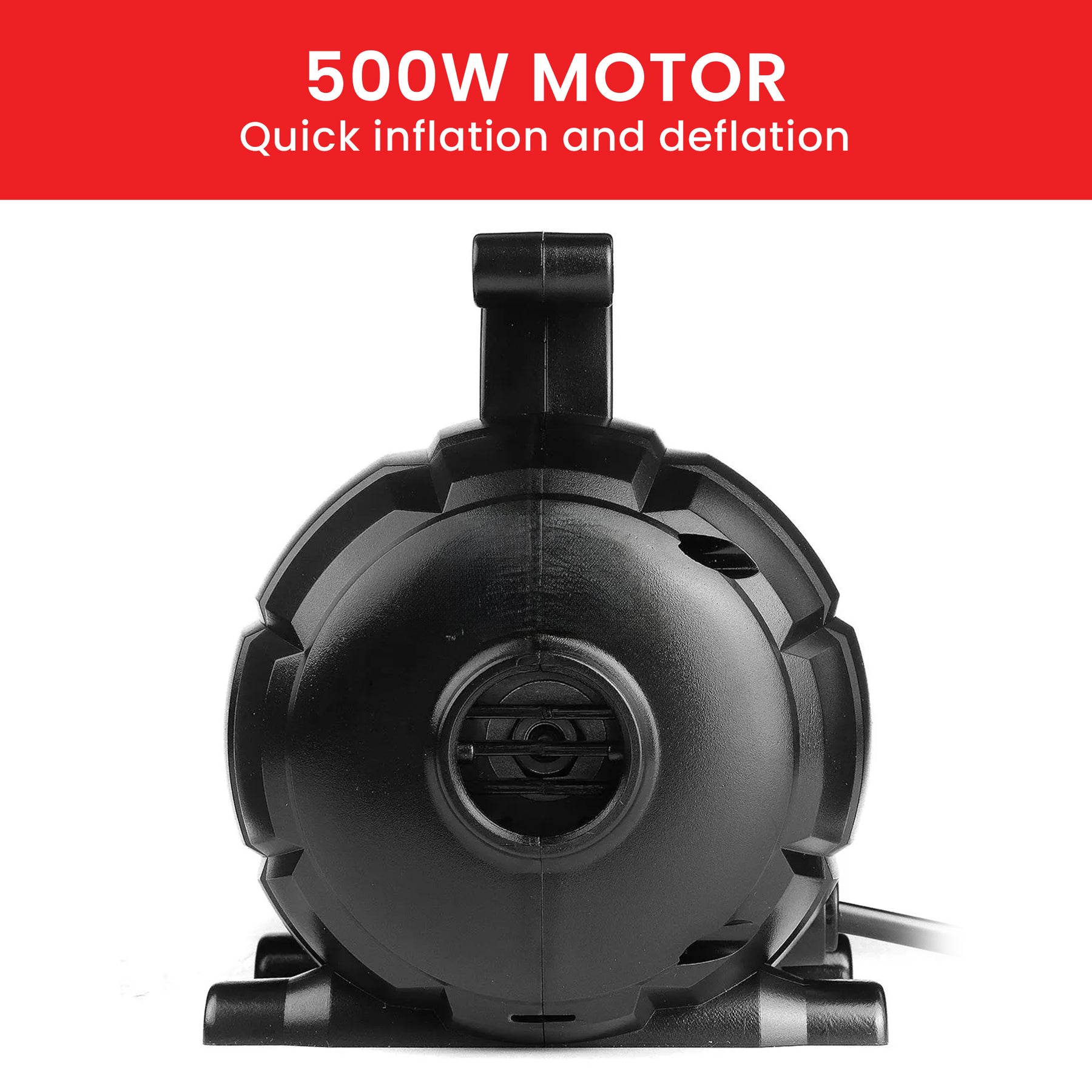 Kahuna 500W Electric Air Pump with Hose & 3 Nozzles for Inflatables