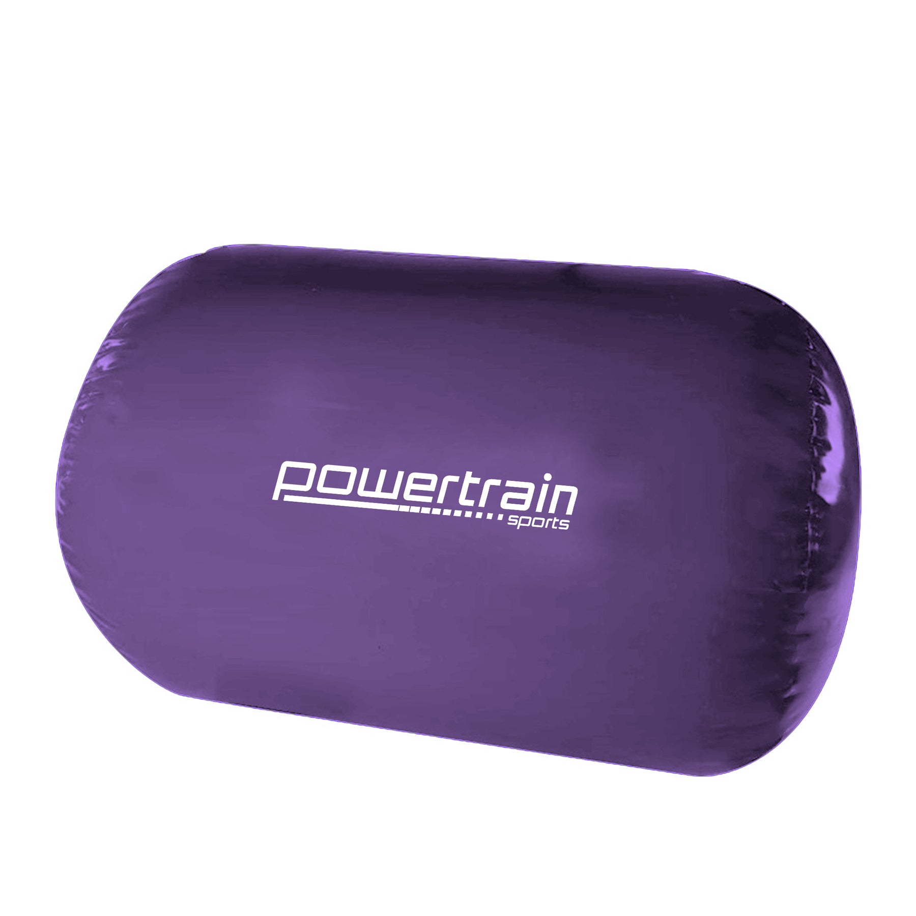 Powertrain Sports Inflatable Air Exercise Roller Gymnastics Gym Barrel 120 x 75cm Purple - SuperSaverAU - view 2