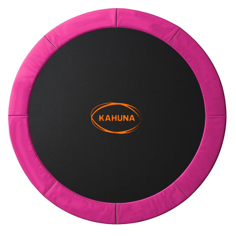 Kahuna Pink 12ft Anti-Graze Trampoline Mat & Safety Pad Set