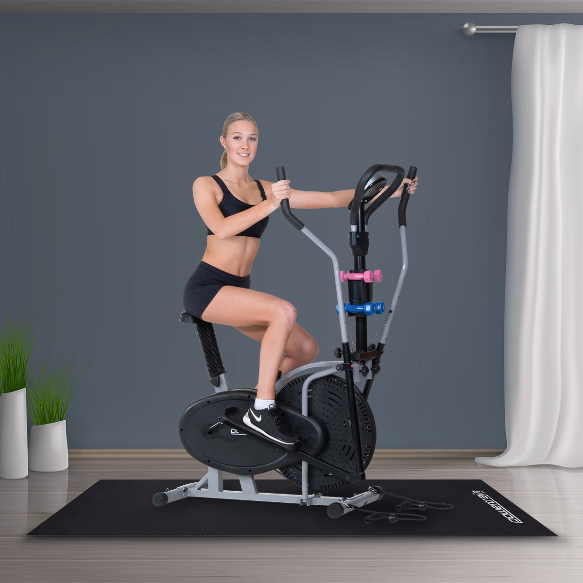 Powertrain Non-Slip EVA Exercise Equipment Floor Mat - 1500 x 700 x 5mm