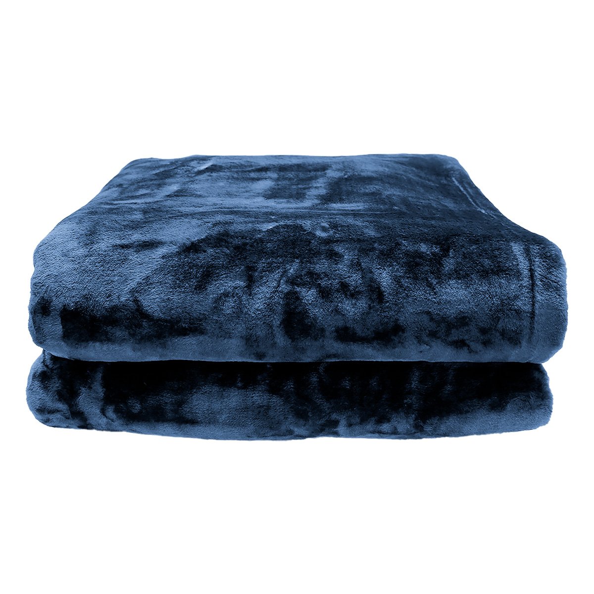 Laura Hill 800GSM Double-Sided Faux Mink Blanket – Blue Queen