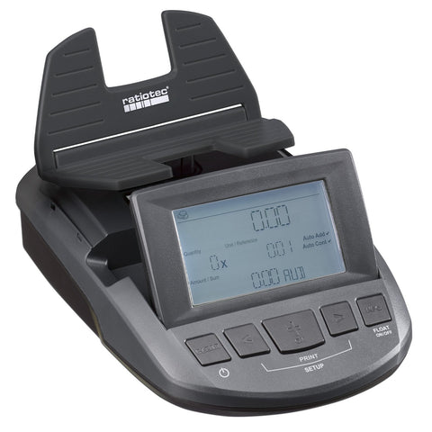 Ratiotec Digital Coin and Note Counter - Portable Money Scale - SuperSaverAU - view 1