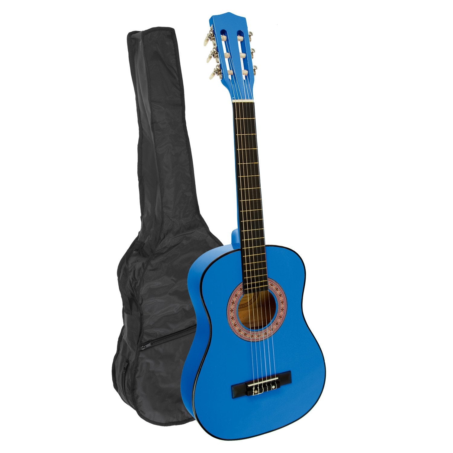 Karrera 34in Children's Wooden Acoustic Guitar - Blue