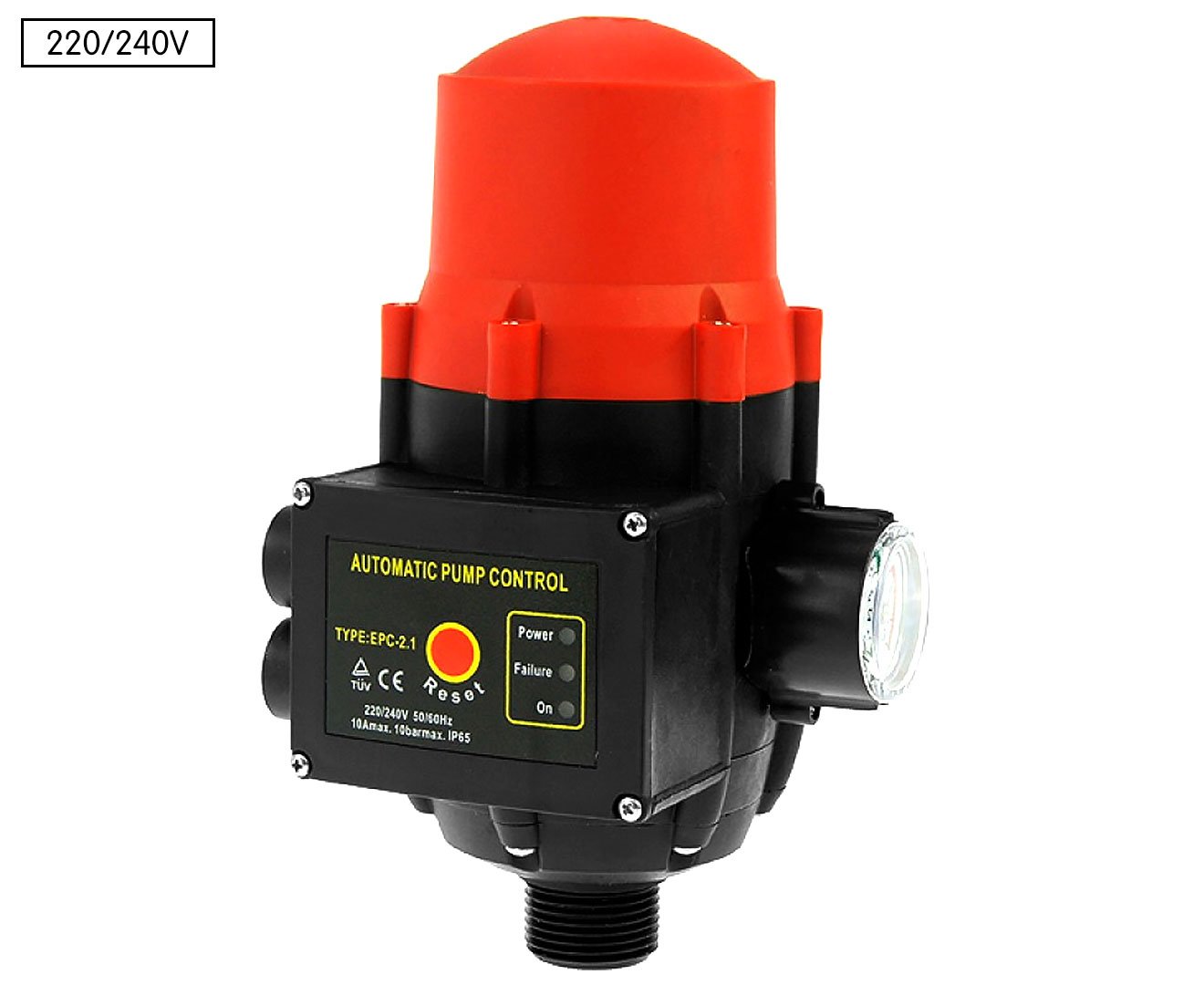 HydroActive Automatic Water Pump Controller Pressure Switch - IP65
