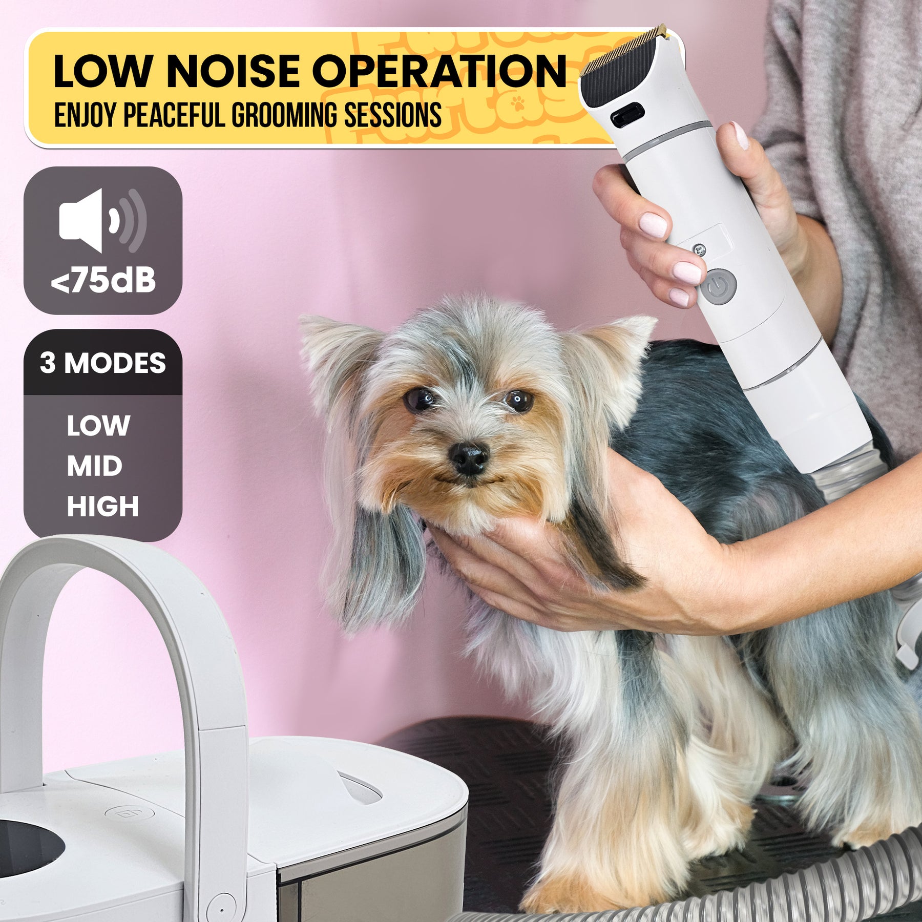 Furtastic 8-in-1 XL Pet Grooming Kit Vacuum Cleaner with 3L Capacity & HEPA Filter - SuperSaverAU - view 10