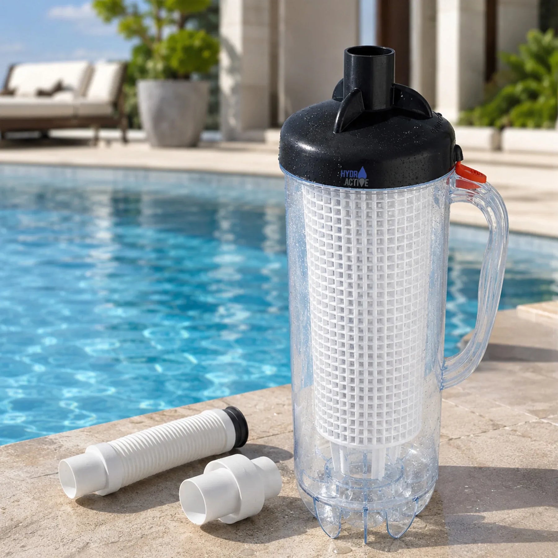 HydroActive Pool Leaf Canister – Inline Debris Trap for Suction Pool Cleaners
