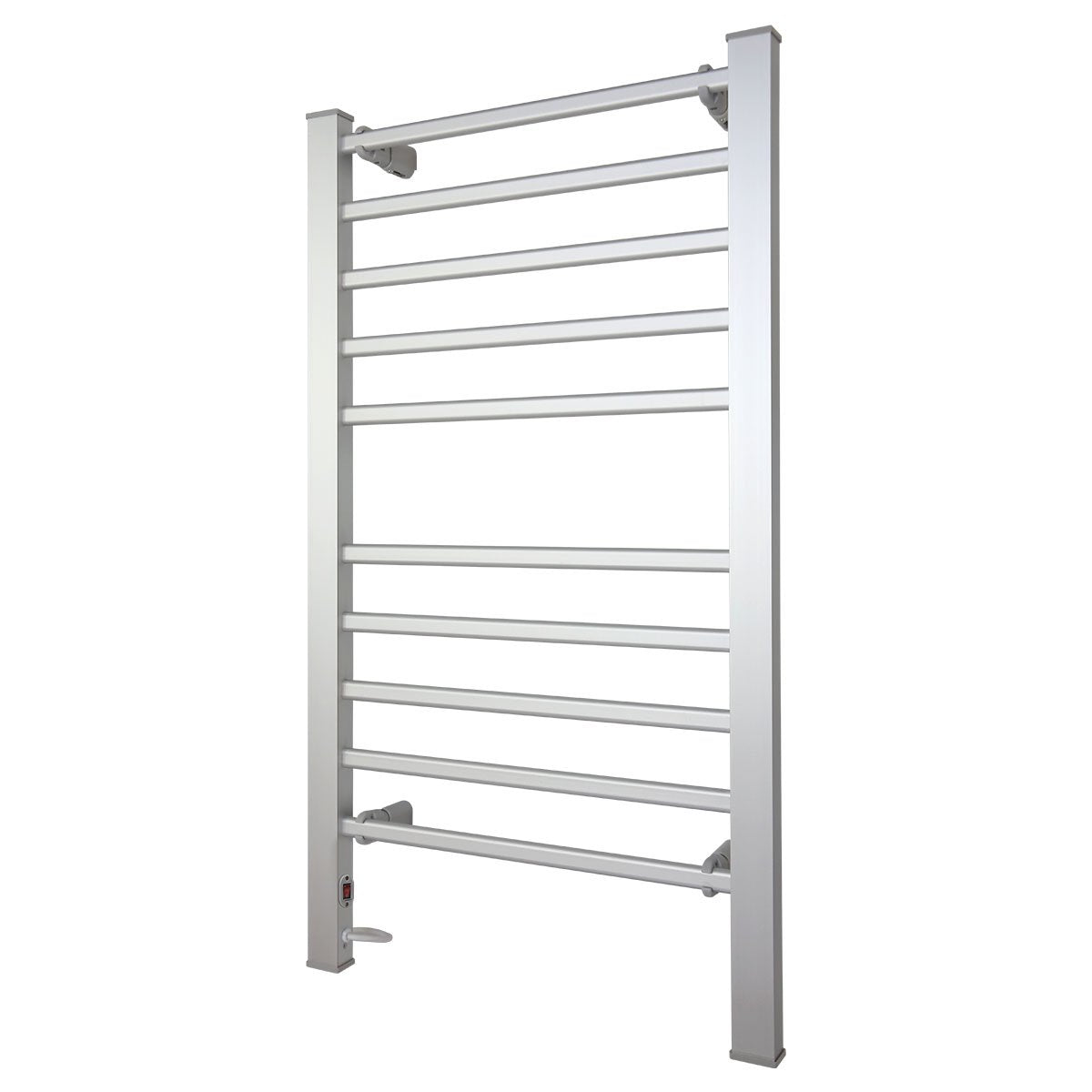 Pronti 2-in-1 Heated Towel Rack 520x935mm Wall Mounted/Freestanding, 10 Rails - SuperSaverAU - view 1