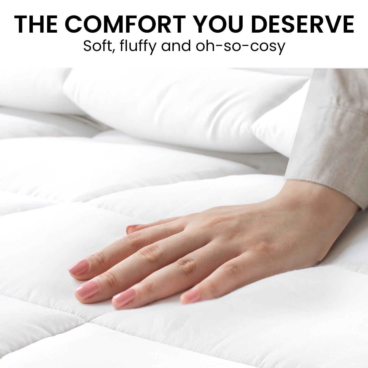 Laura Hill Goose Down Feather Quilt 700GSM - Super King Size, Hypo-Allergenic - SuperSaverAU - view 5