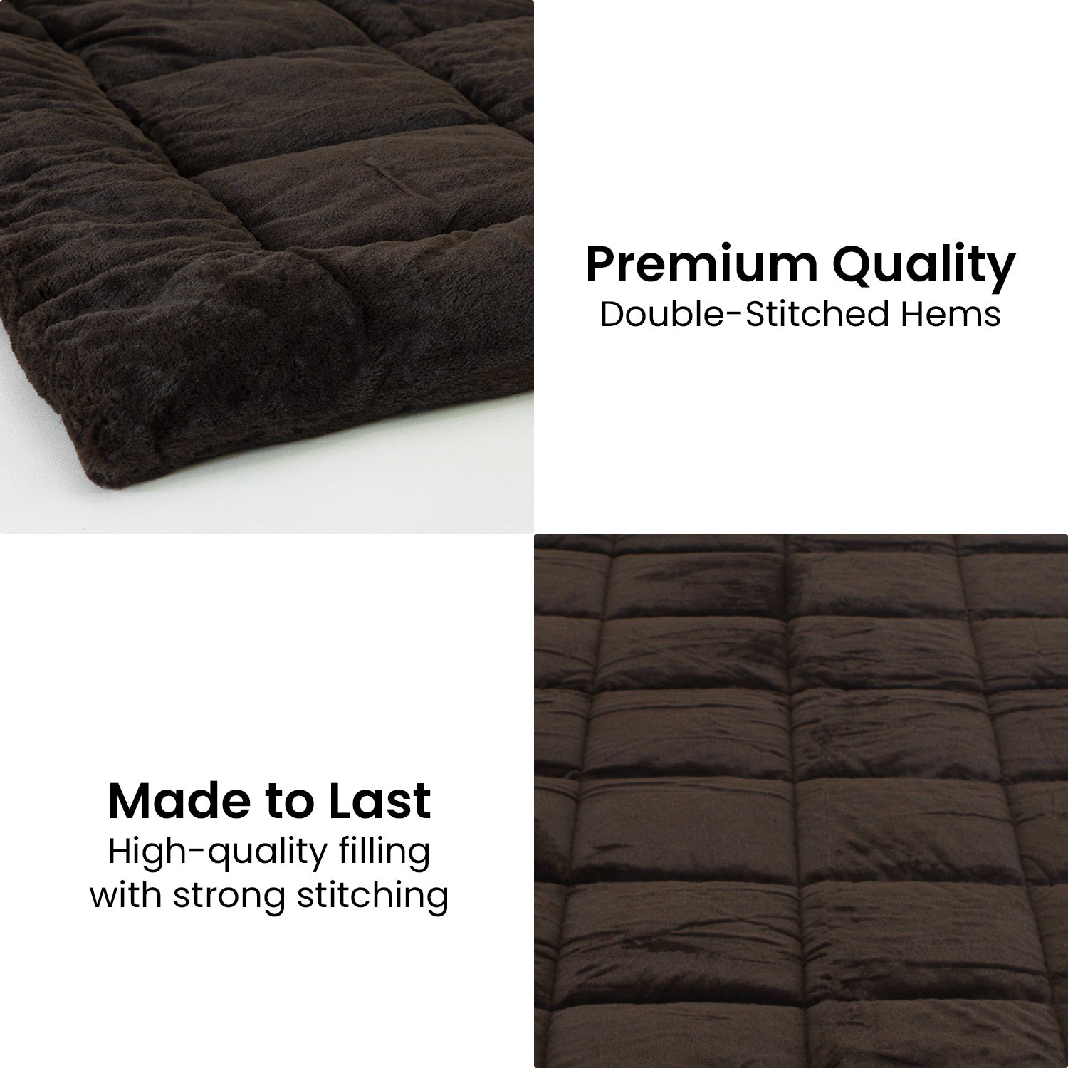 Laura Hill Faux Mink Comforter Quilt 600GSM - Super King, Soft & Durable - SuperSaverAU - view 7