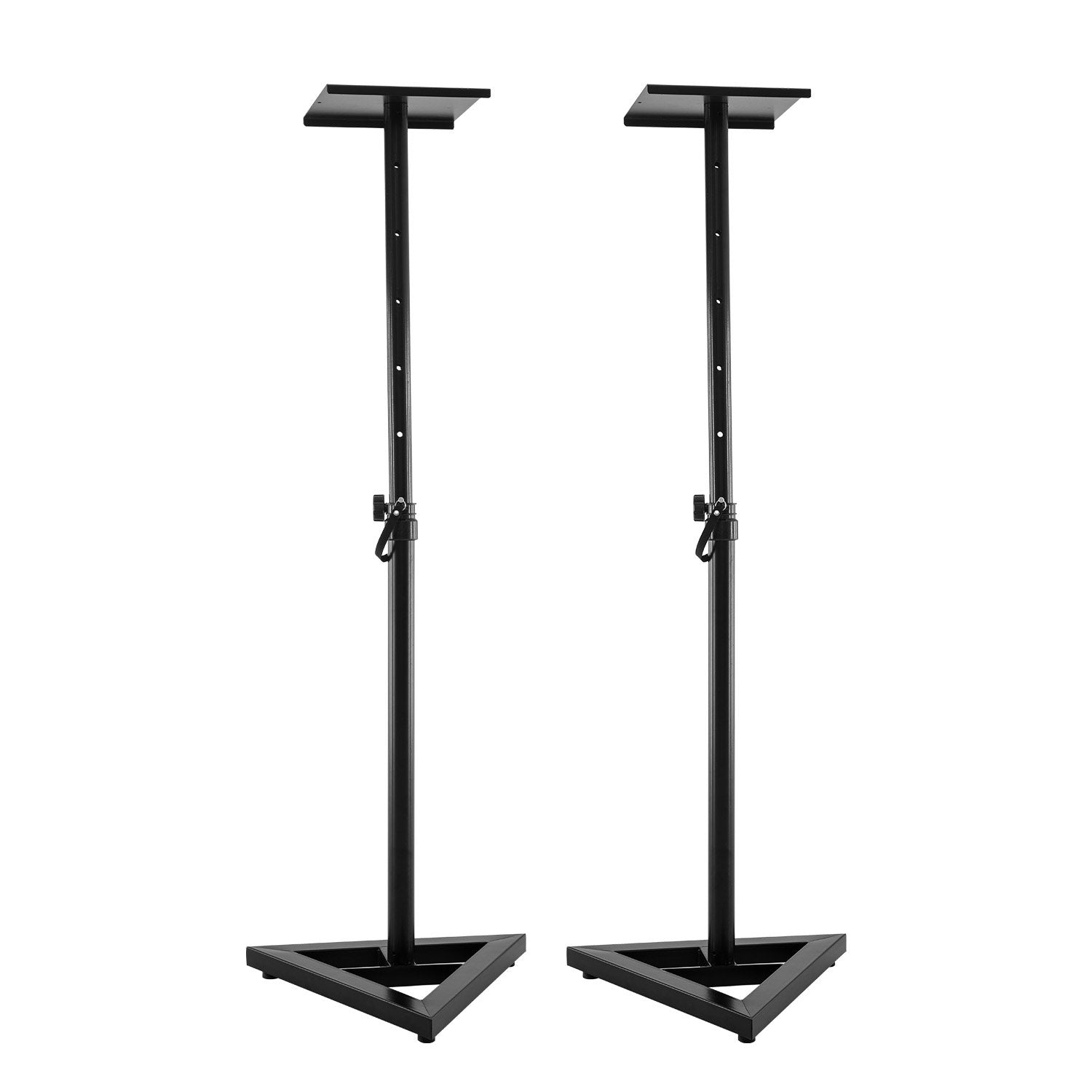 Karrera Adjustable Floor Speaker Stands - Black Pair