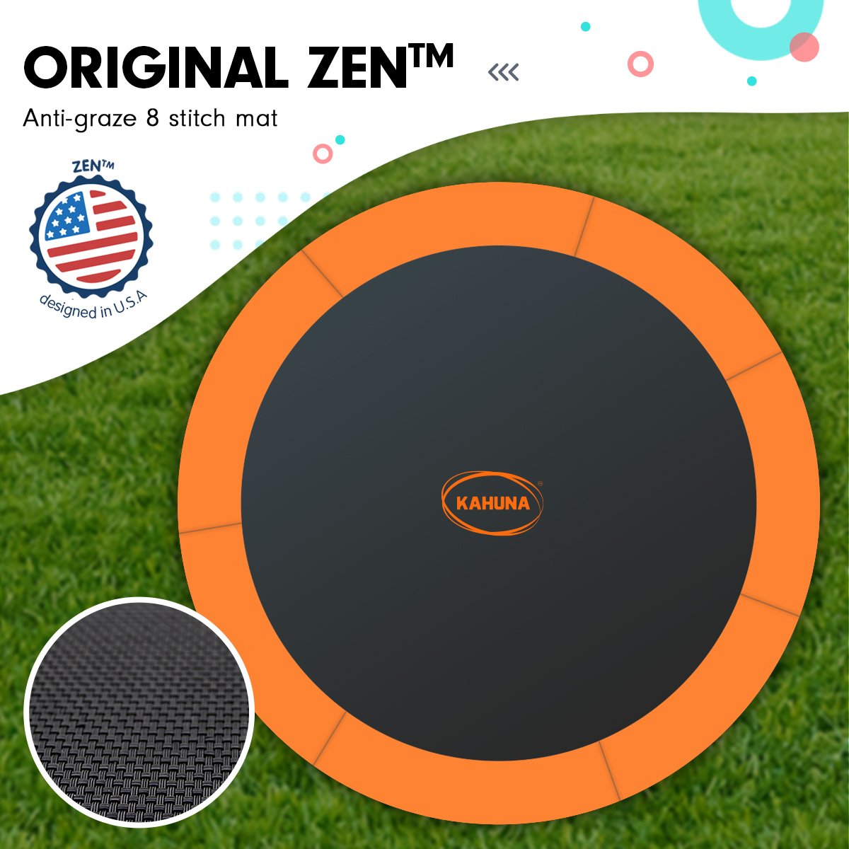 Kahuna 6ft Outdoor Round Trampoline with Safety Enclosure & Basketball Hoop Set - SuperSaverAU - view 4