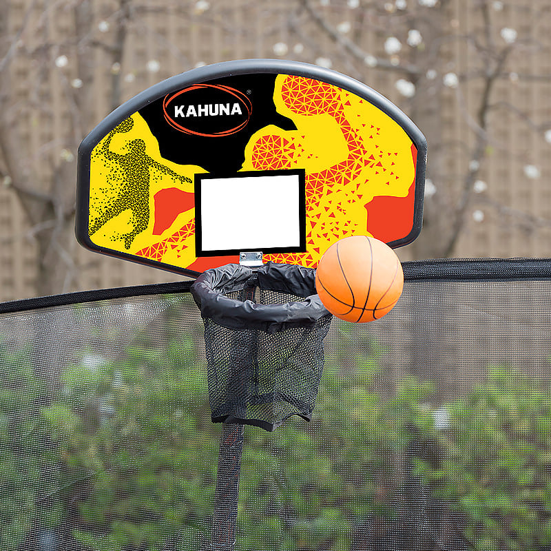 Kahuna 6ft Trampoline with Safety Net, Ladder, Basketball Set & UV Padding - SuperSaverAU - view 8