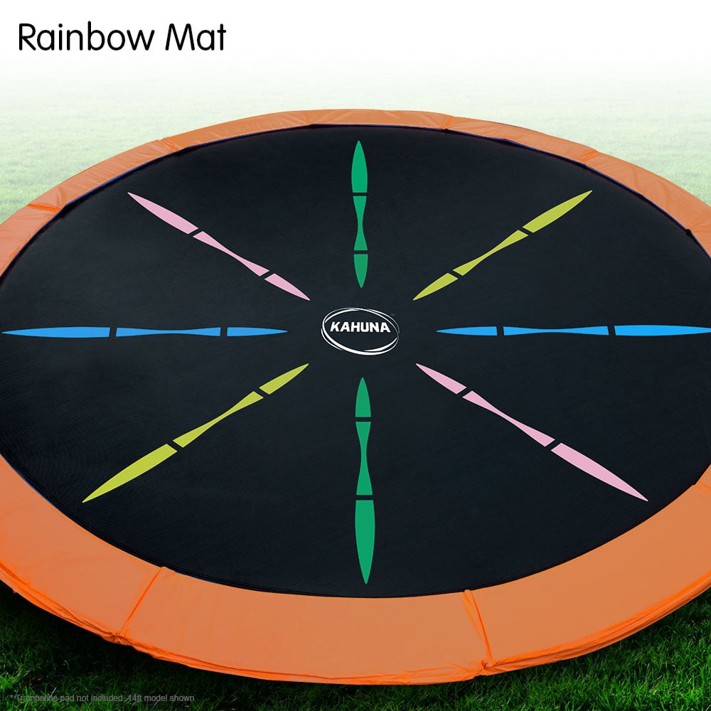 Kahuna 6ft Rainbow Trampoline Replacement Spring Mat - SuperSaverAU - view 3