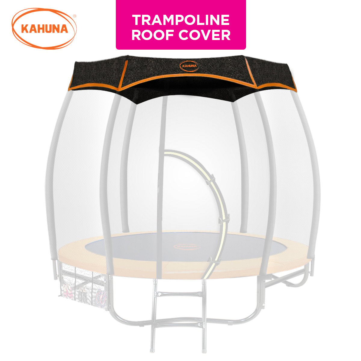 Kahuna Twister Trampoline Roof Shade Cover with 90% UV Block - 8ft