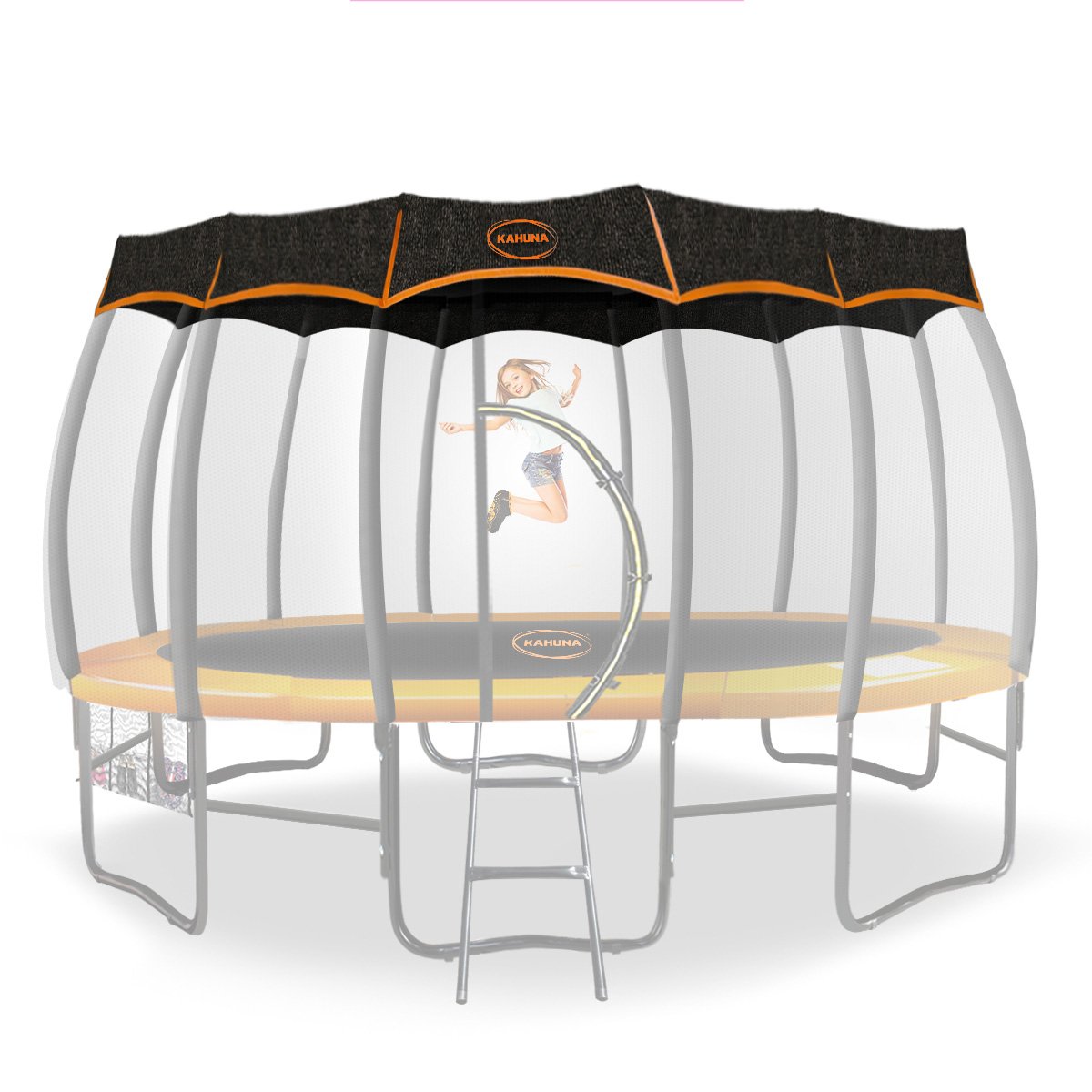 Kahuna 12ft Removable Twister Trampoline Roof Shade Cover - SuperSaverAU - view 1