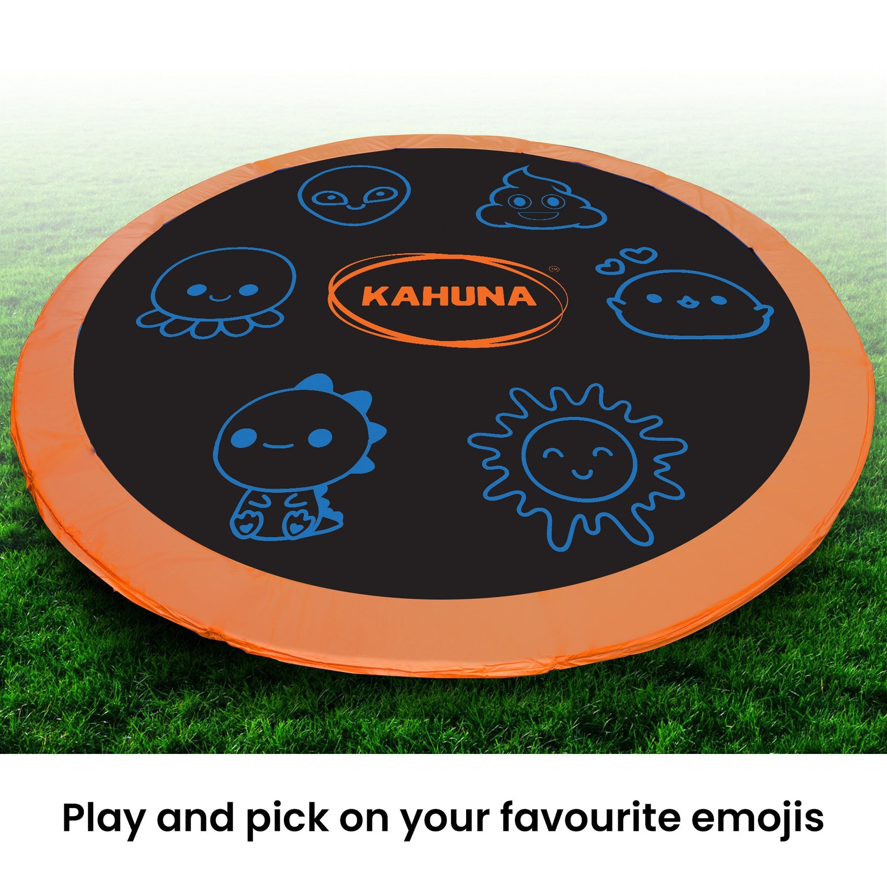 Kahuna 8ft Replacement Trampoline Jumping Mat - Emoji - SuperSaverAU - view 4