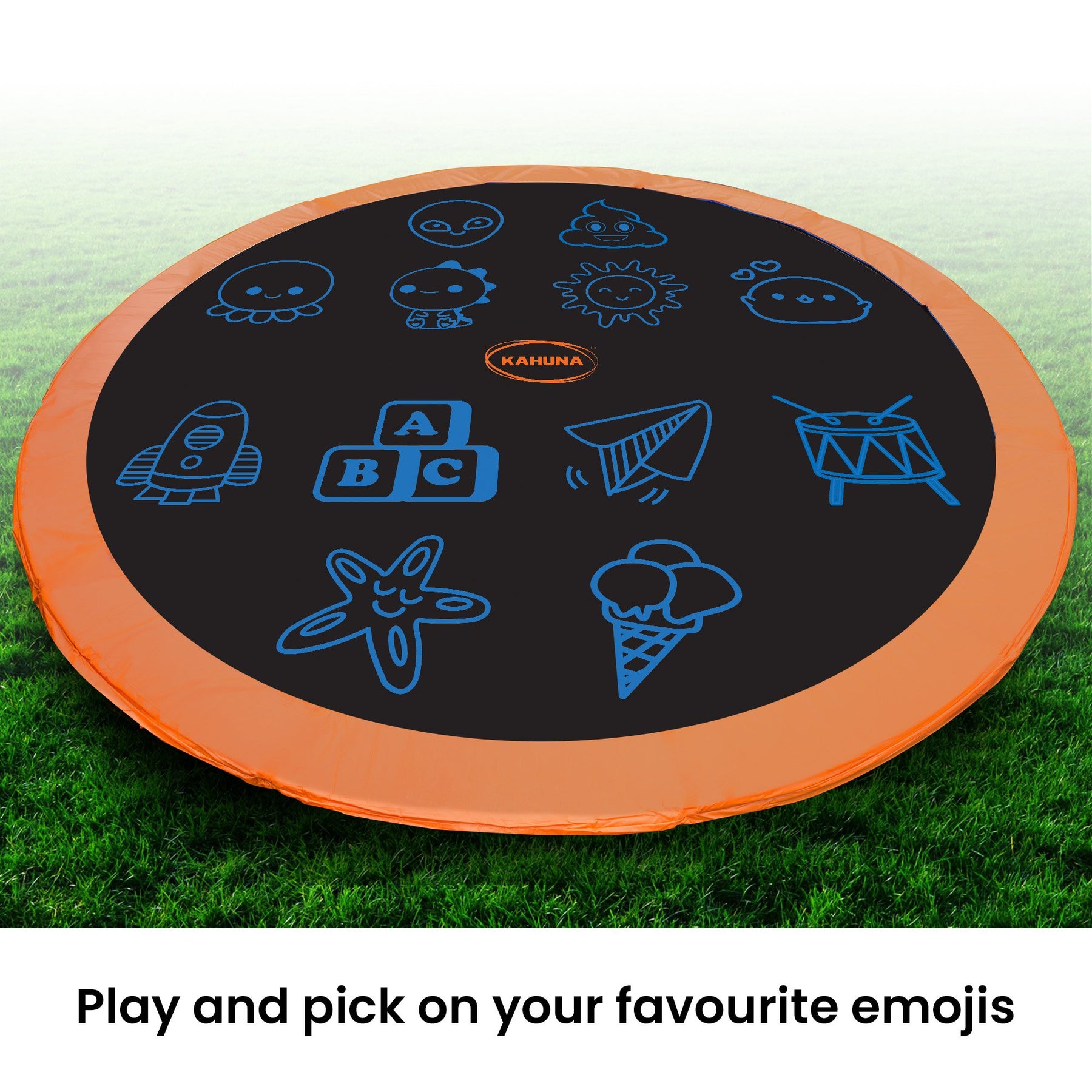 Kahuna 10ft Replacement Trampoline Jumping Mat - Emoji - SuperSaverAU - view 4