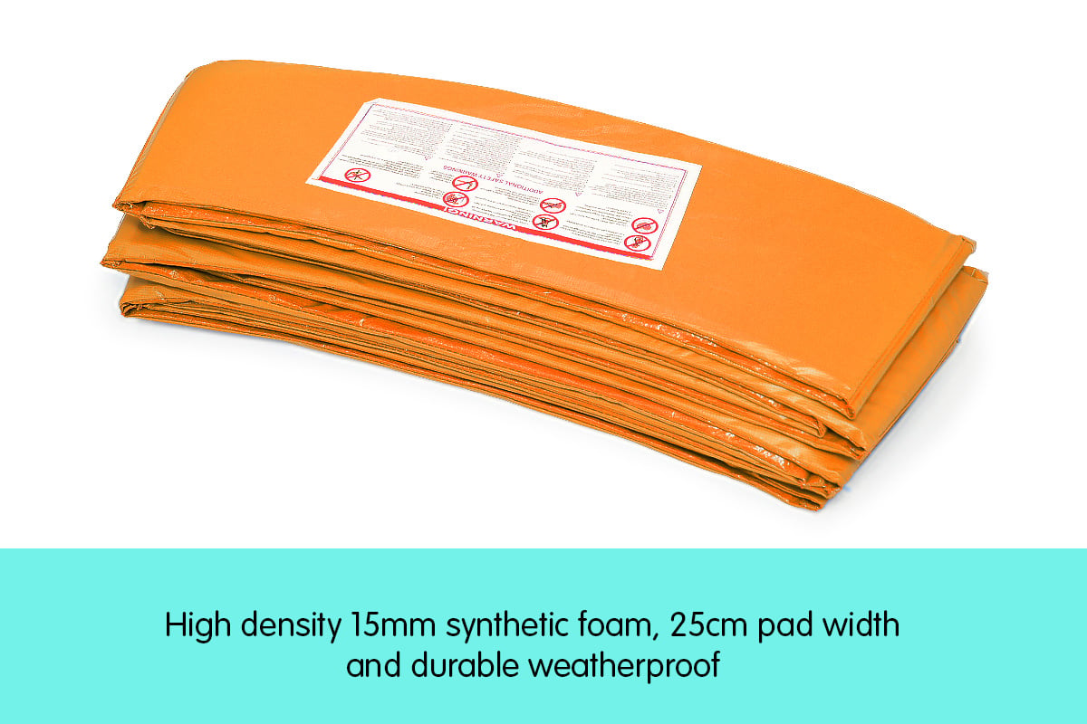 Kahuna 12ft Trampoline Replacement Pad Round - Orange - SuperSaverAU - view 4
