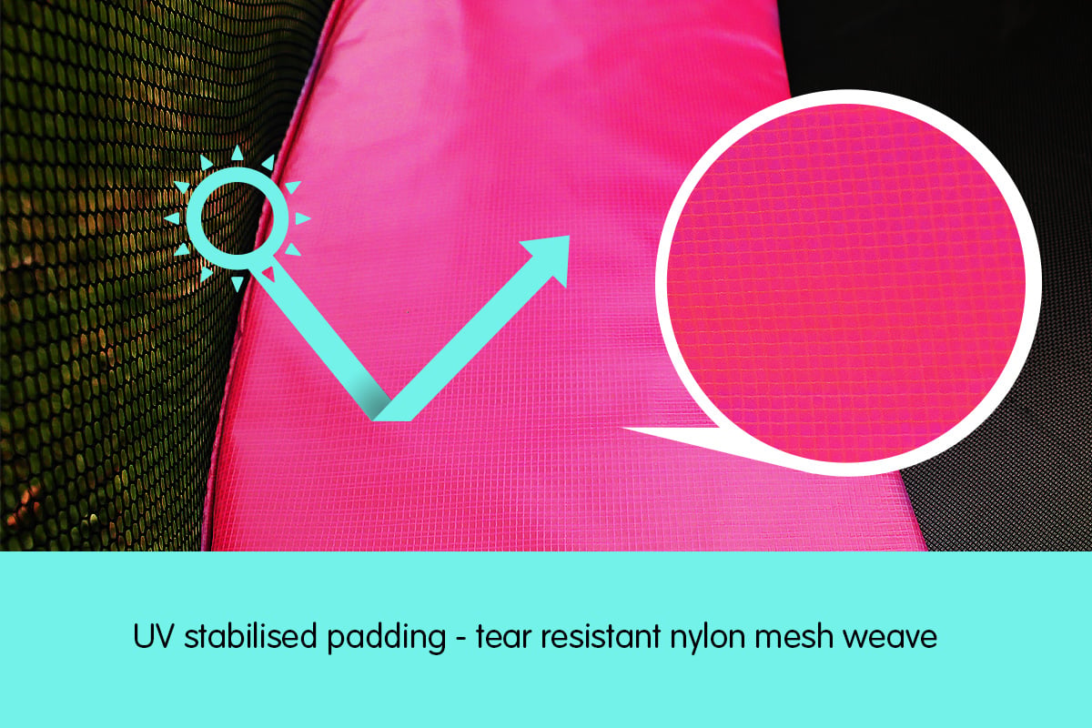 Kahuna 16ft Trampoline Replacement Pad Round - Pink - SuperSaverAU - view 4