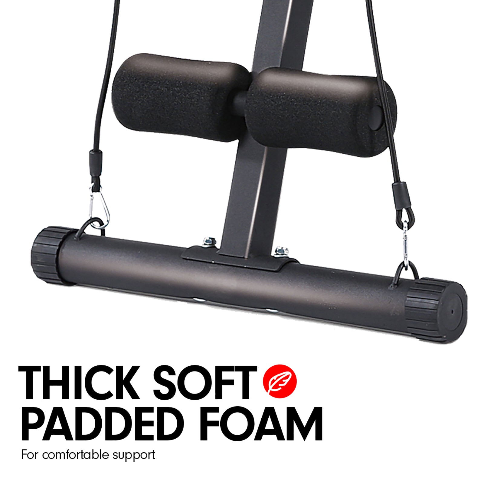 Powertrain Adjustable Incline Decline Exercise Bench Resistance Bands - SuperSaverAU - view 6