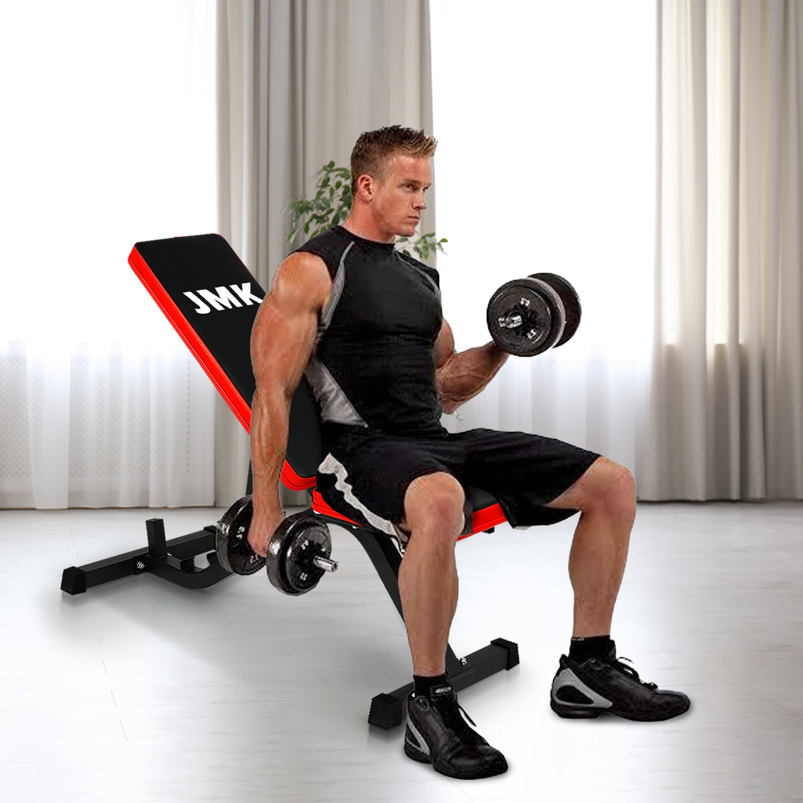 Powertrain Adjustable Incline Decline Home Gym Bench - SuperSaverAU - view 6