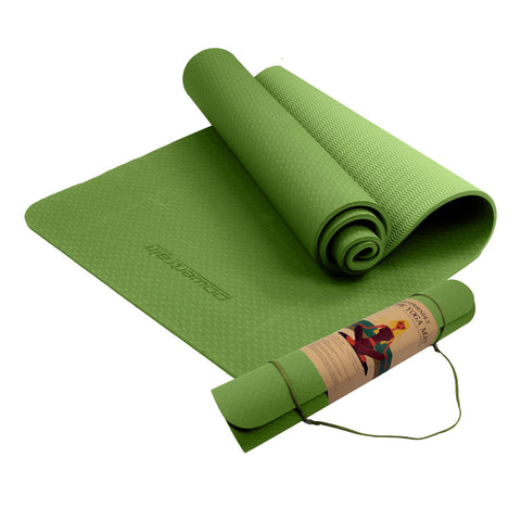 Powertrain Yoga Mat 183cm x 61cm | Eco-friendly TPE, Non-slip, Carry Strap - SuperSaverAU - view 1
