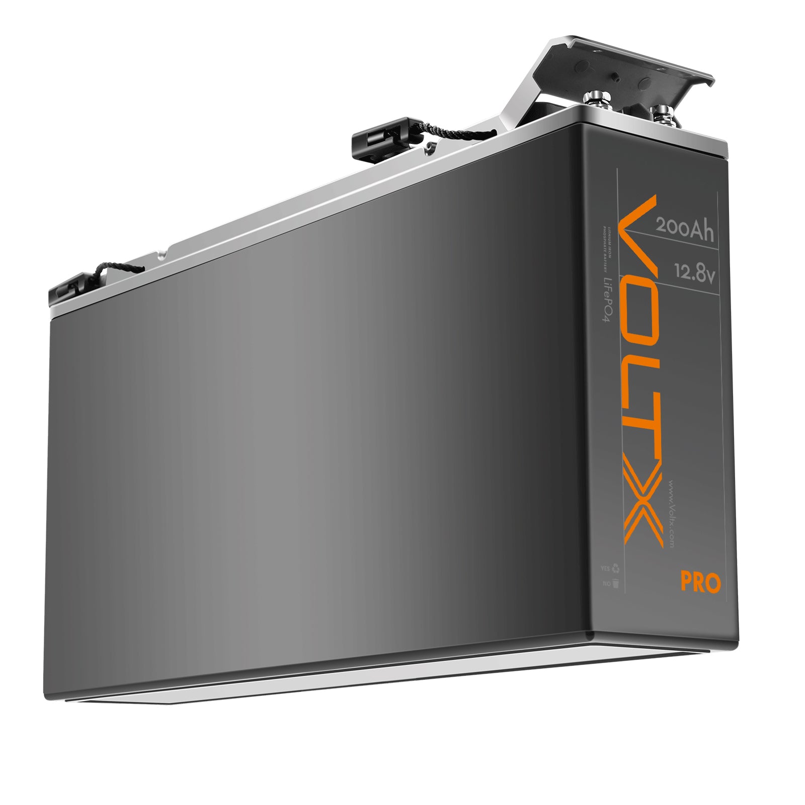 VoltX 12V 200Ah Slim Lithium Battery LiFePO4 - Fast Charging, IP65, 4000 Cycles - SuperSaverAU - view 2