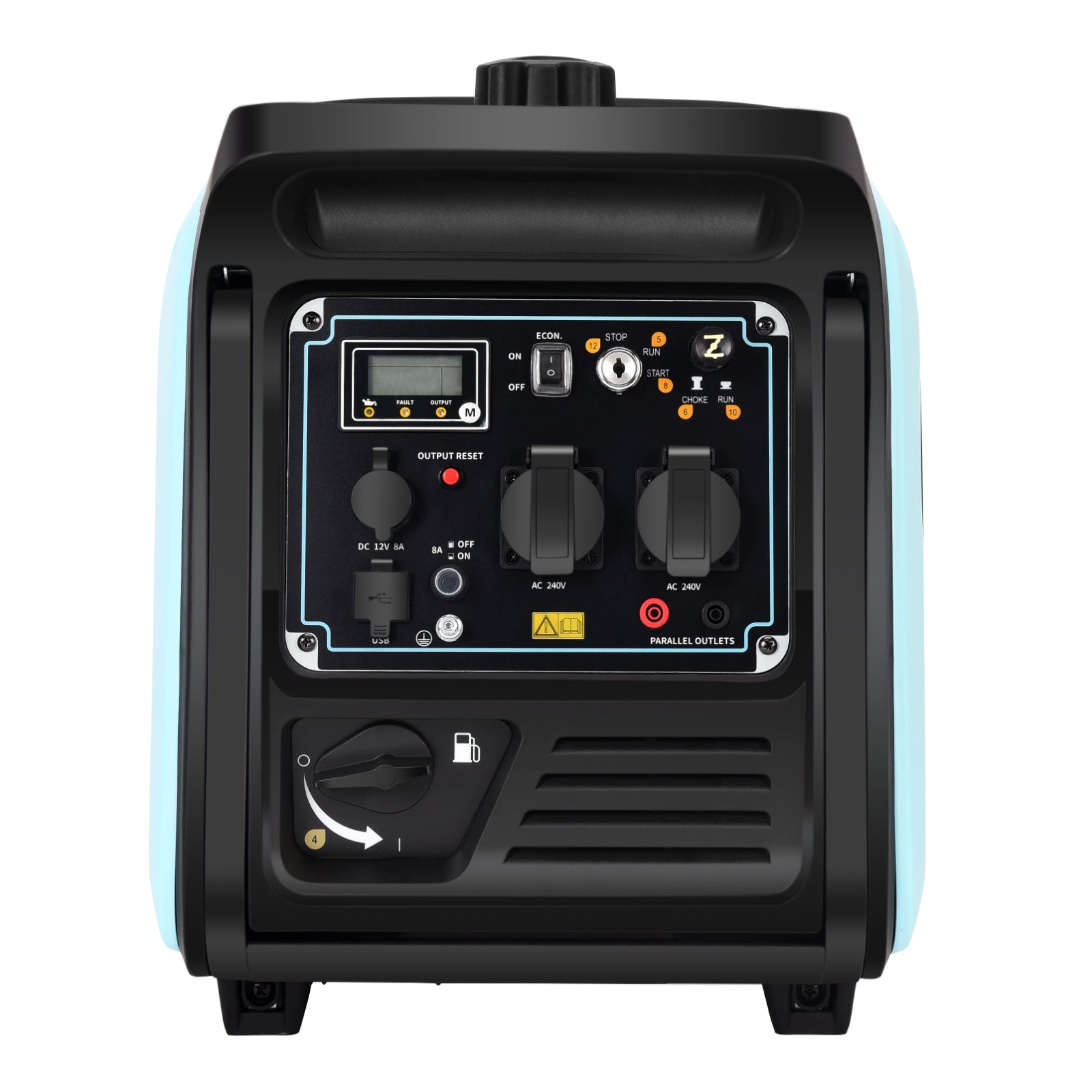Gentrax 4.2kW Pure Sine Wave Inverter Generator - 8.8L Fuel, LCD, Portable - SuperSaverAU - view 3