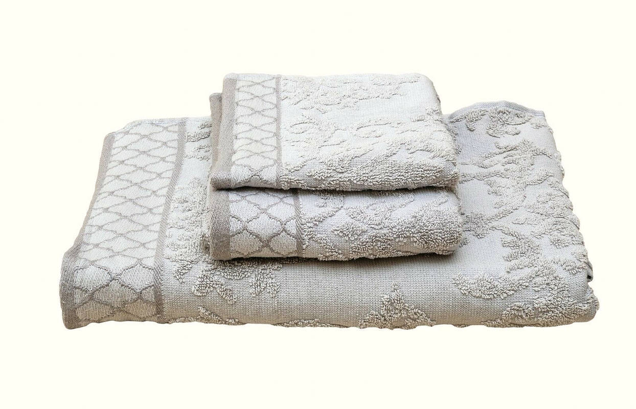 Moroccan Jacquard Organic Cotton Terry Towels 6 pc Set - Ultra-Plush, GOTS Certified - SuperSaverAU - view 3