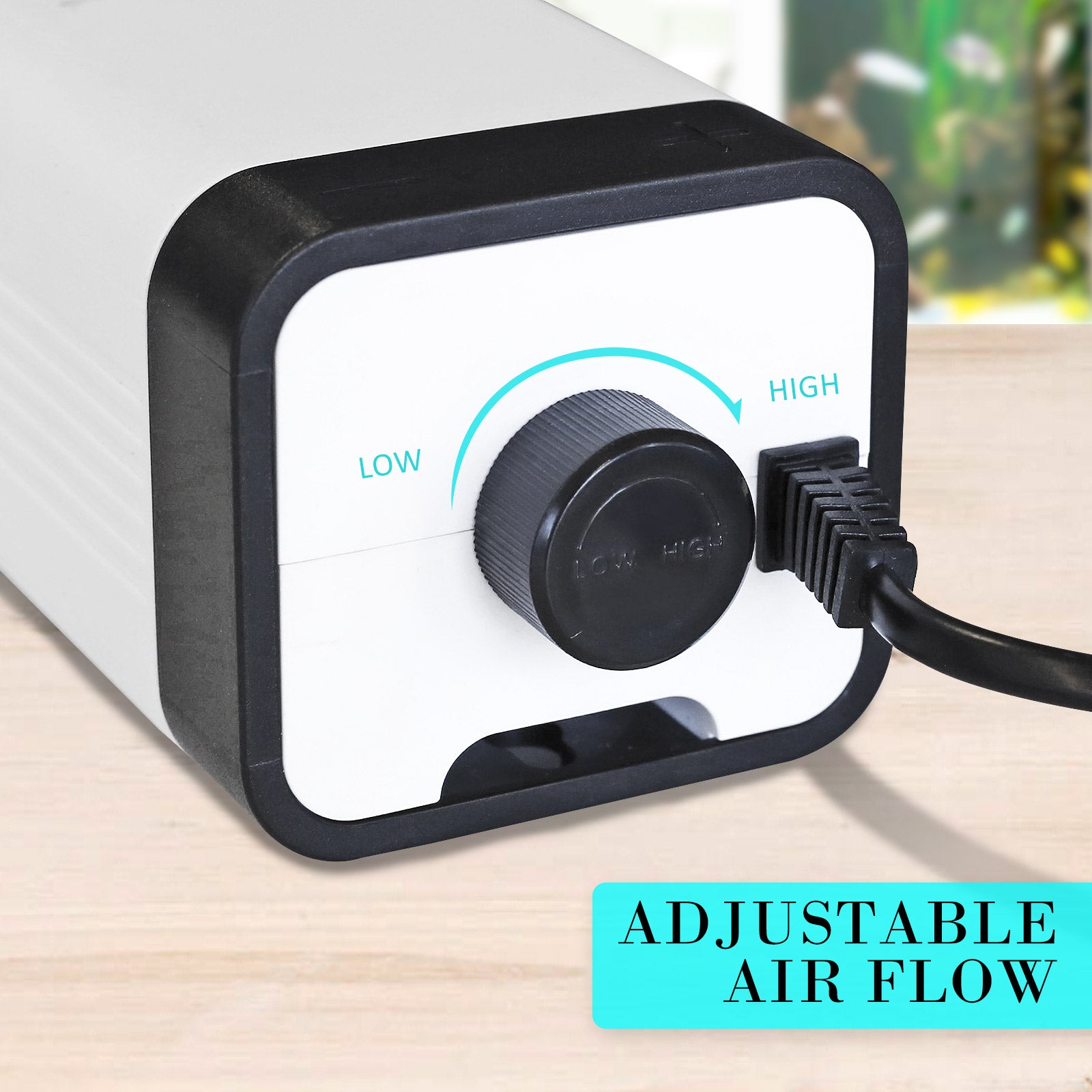 Dynamic Power Aquarium Air Pump 2 Outlet 180L/H 4W Ultra Quiet Energy-Saving - SuperSaverAU - view 5