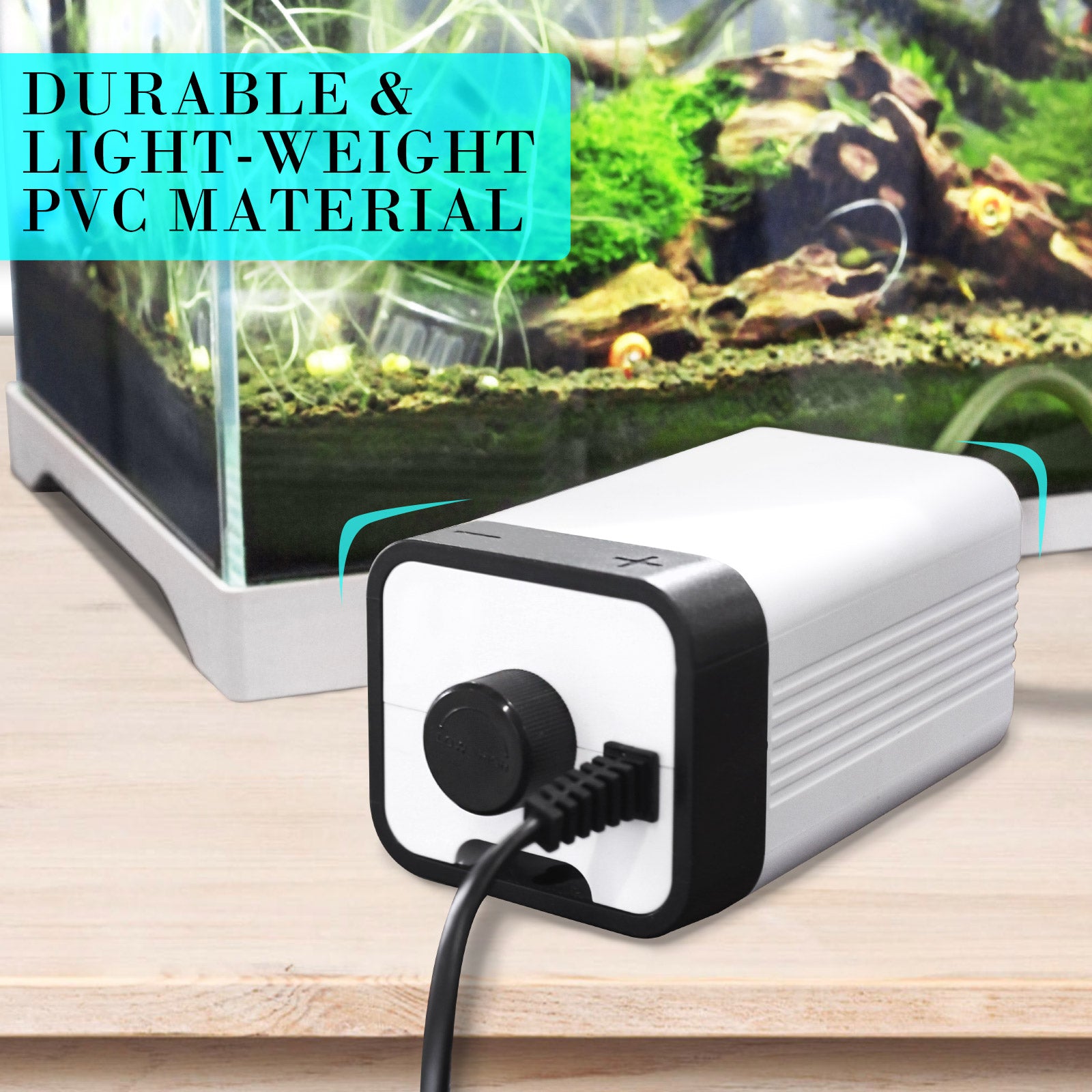Dynamic Power Aquarium Air Pump 2 Outlet 180L/H 4W Ultra Quiet Energy-Saving - SuperSaverAU - view 9