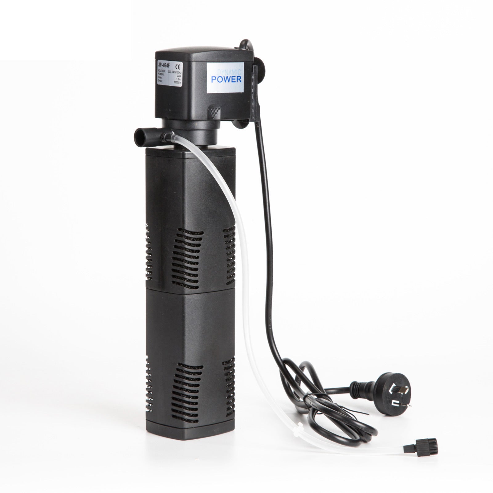 Dynamic Power 1200L/H Aquarium Submersible Filter 22W 1.6m - 3-in-1 Pump - SuperSaverAU - view 1
