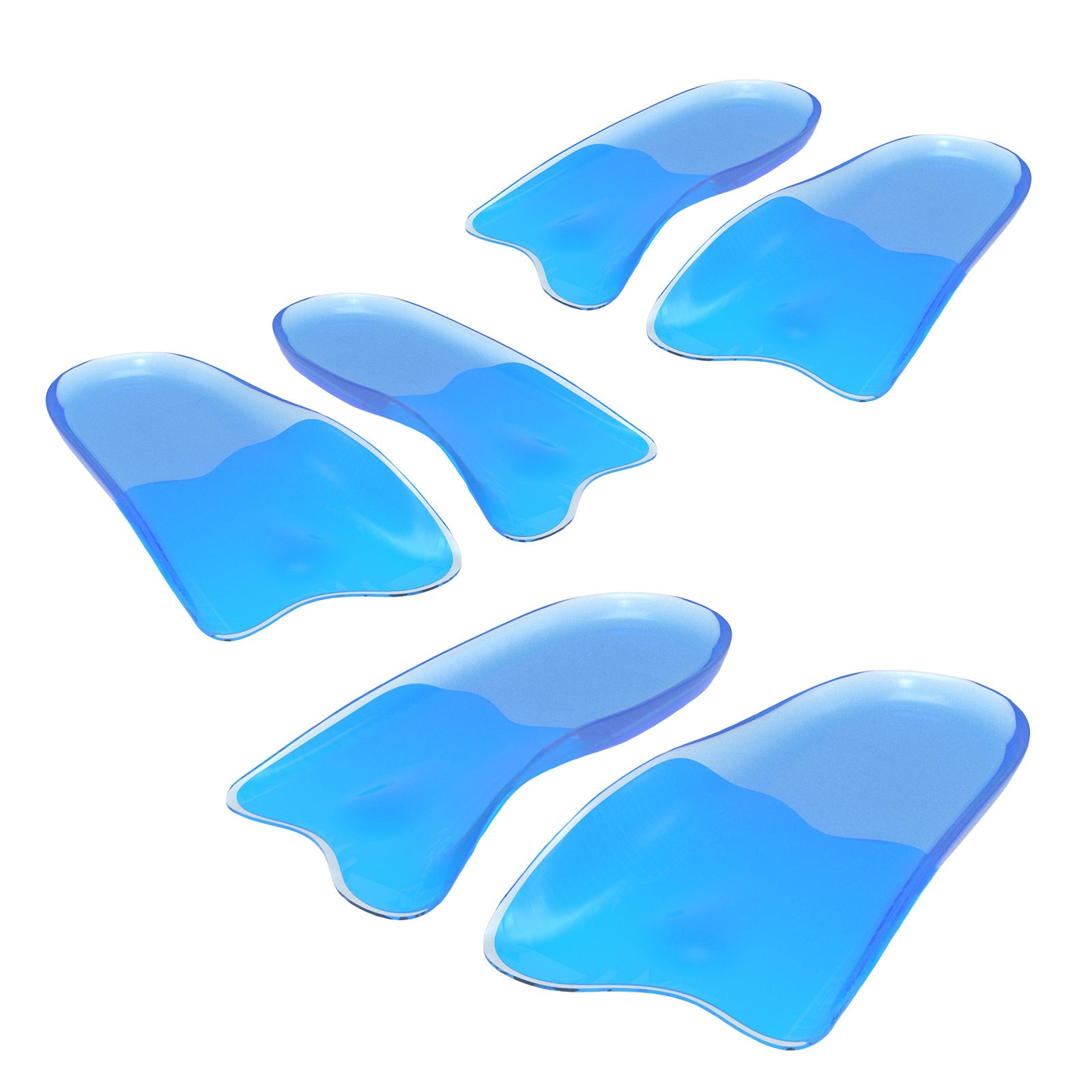BIBAL INSOLE Half Insoles Gel Arch Support Foot Pad 3-Size Combo S/M/L - SuperSaverAU - view 1