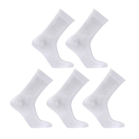 5X Rexy 3D Seamless Crew Socks Medium Slim Breathable WHITE - SuperSaverAU - view 1