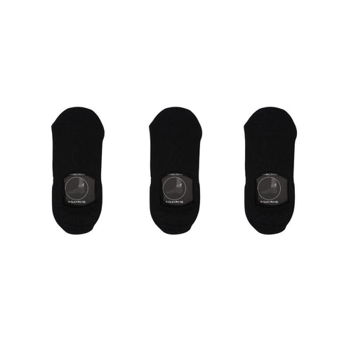 3X Rexy Cushion No Show Ankle Socks Small Non-Slip Breathable BLACK - SuperSaverAU - view 1