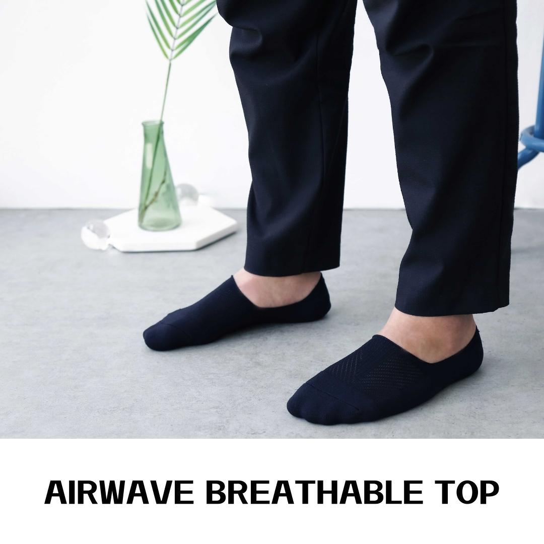 3X Rexy Cushion No Show Ankle Socks Small Non-Slip Breathable BLACK - SuperSaverAU - view 9