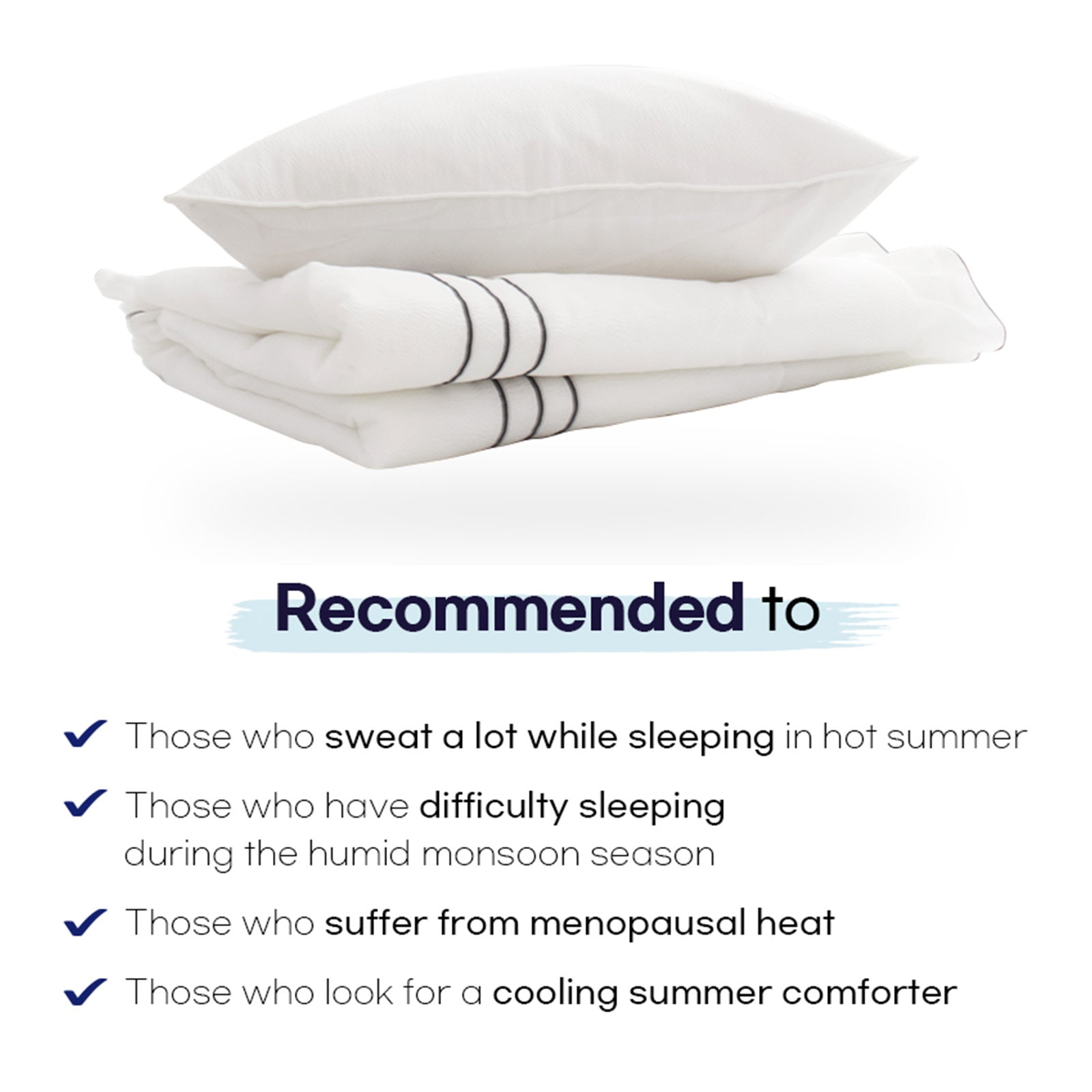 SAESOM Queen Flua Snow Comforter Set - Cool Lightweight Quilt, White, 100% Cotton - SuperSaverAU - view 5