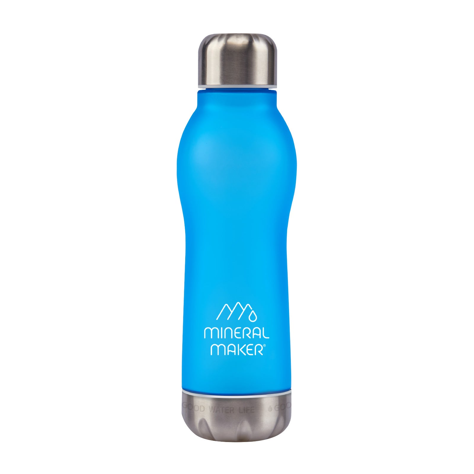 Mineral Maker MORBIDO Alkaline Filter Water Bottle + a Mineral Stone Pouch BLUE - SuperSaverAU - view 1