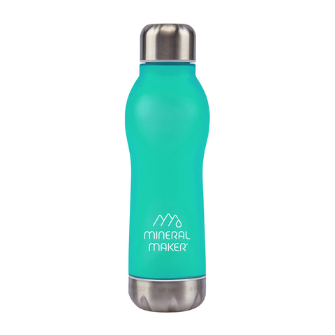 Mineral Maker MORBIDO Alkaline Filter Water Bottle + a Mineral Stone Pouch GREEN - SuperSaverAU - view 1
