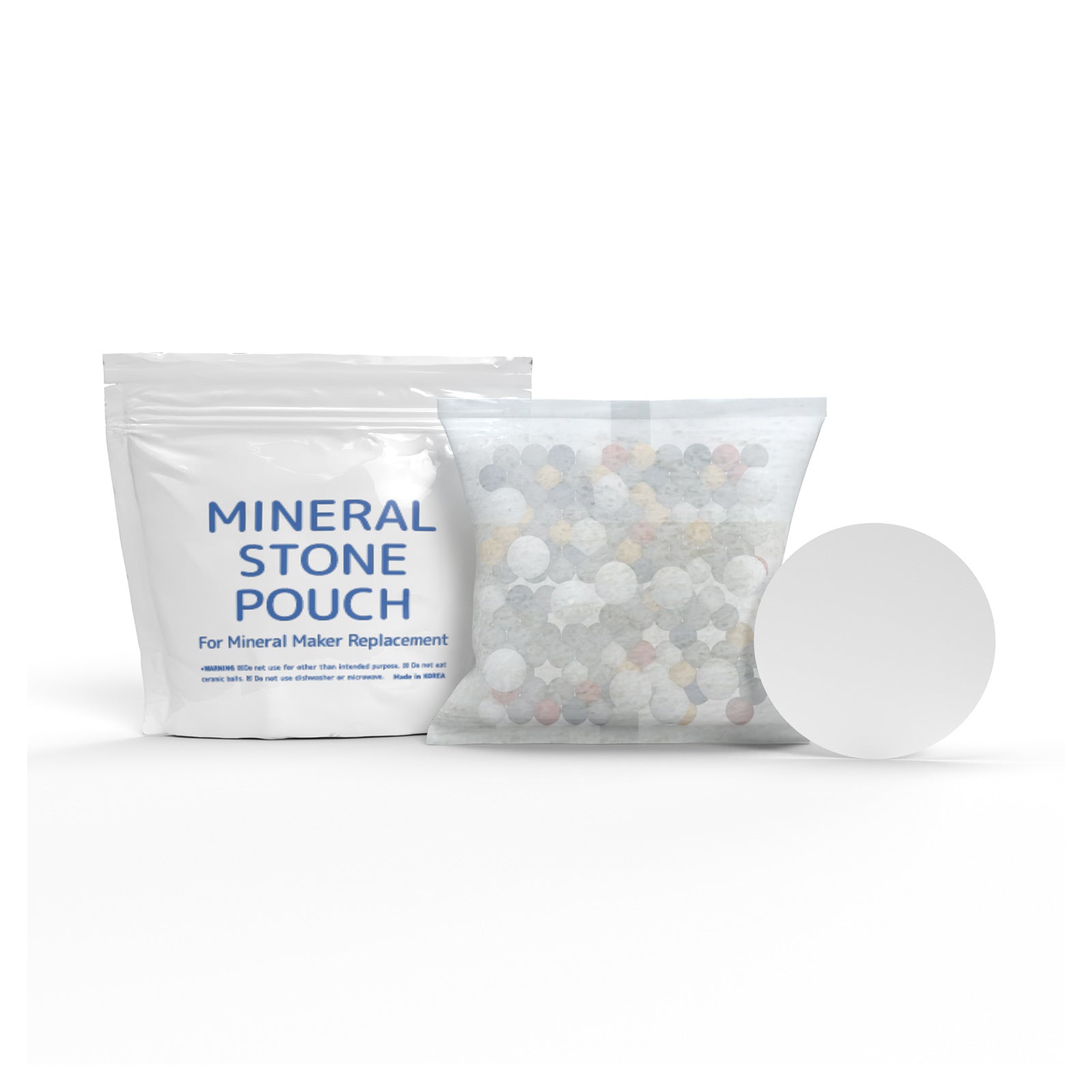 2X Alkaline Mineral Maker Stone Pouch Water Filter Pad Replacement Ceramic Balls - SuperSaverAU - view 3