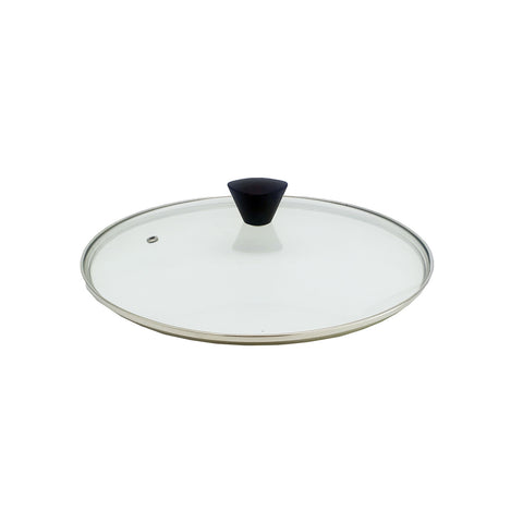 KOMAN 26cm Stainless Steel Glass Lid with Bakelite Handle, Heat-Strengthened - SuperSaverAU - view 1