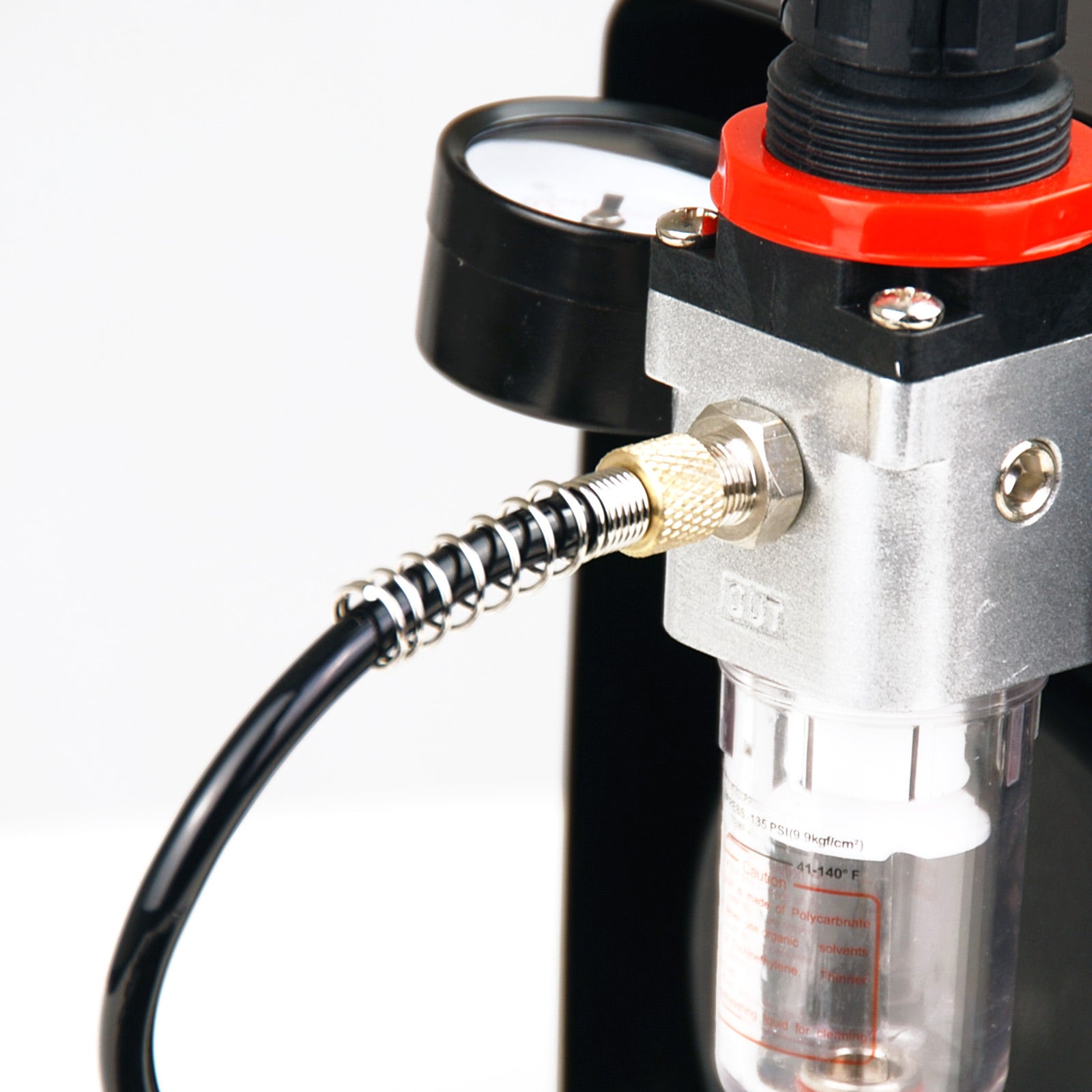 Dynamic Power 3M Coiled Retractable Air Brush Hose 1/8in - Flexible & Durable - SuperSaverAU - view 3