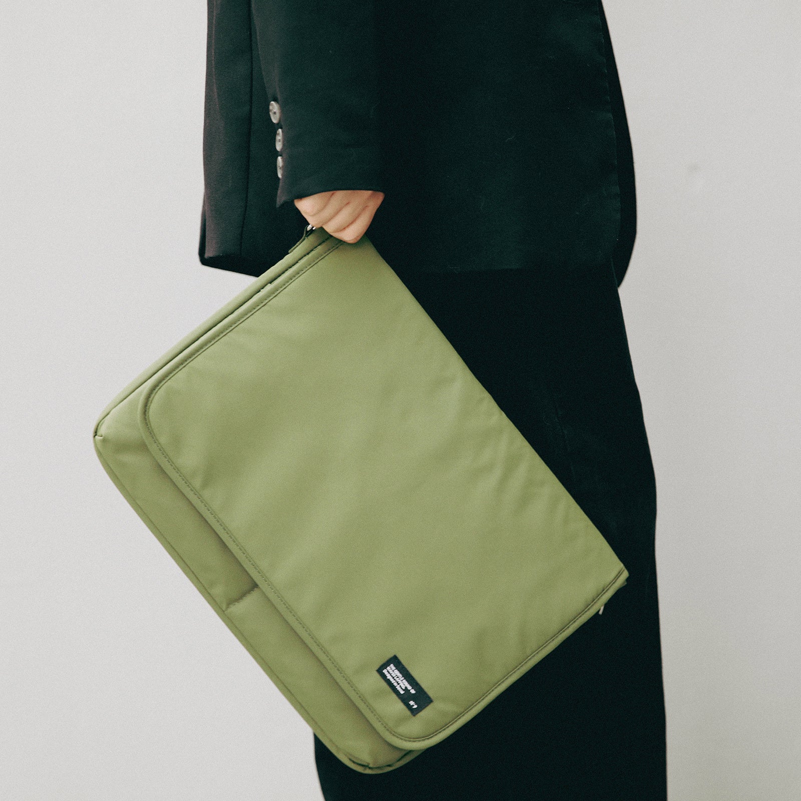 15.6/16 inch Laptop Sleeve Padded Shoulder Bag Travel Carry Case LATO KHAKI - SuperSaverAU - view 10