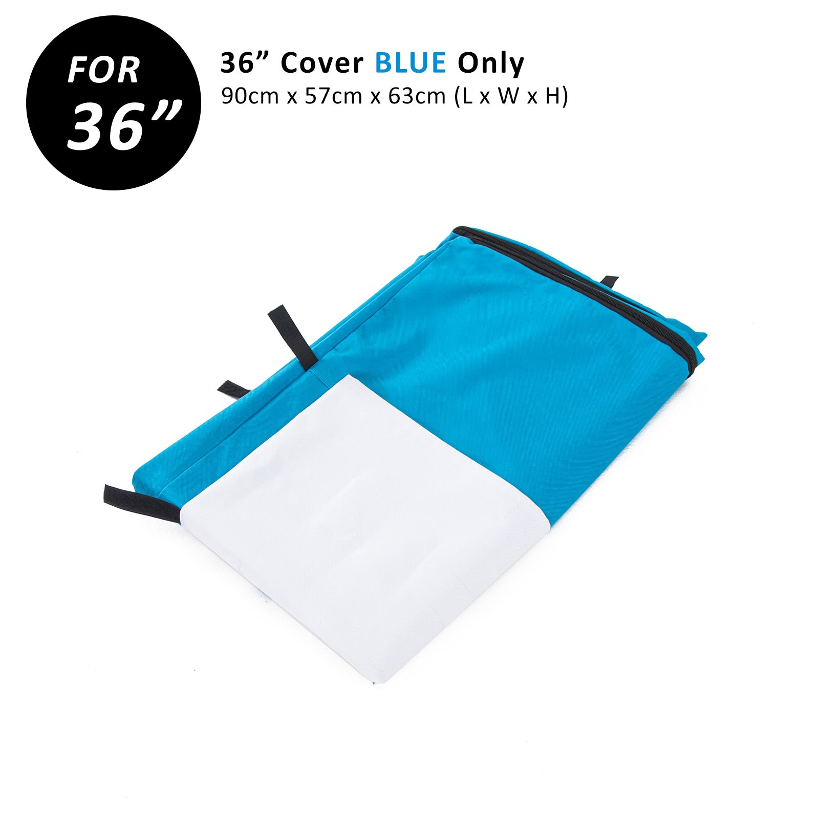 Paw Mate 36in Waterproof Dog Crate Cover - Blue, Heavy Duty, Roll-Up Access - SuperSaverAU - view 1