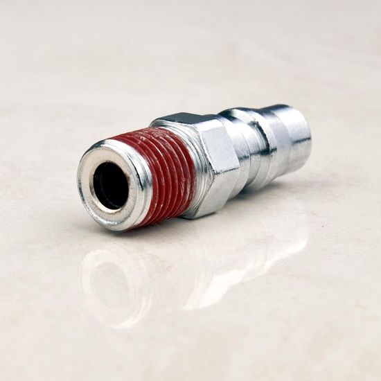 Dynamic Power Nitto Type Male Air Coupling Fittings - 1/4 Inch, 10 Pack